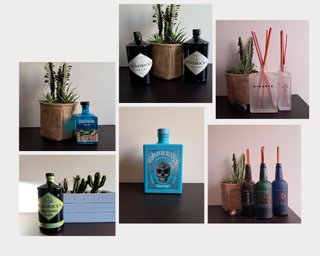 10 Bottiglie Gin - Amuerte - Portofino - Vuote