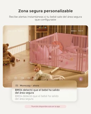 Vigilabebés Momcozy 5 HD Audio Bidireccional
