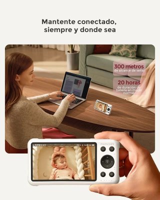 Vigilabebés Momcozy 5 HD Audio Bidireccional