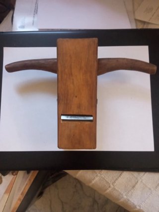 Cepillo carpintero antiguo madera