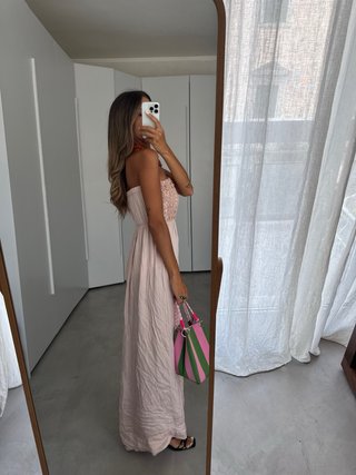 Abito M donna viscosa lungo