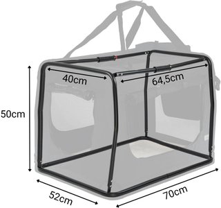 lionto caja transporte cómoda resistente plegable