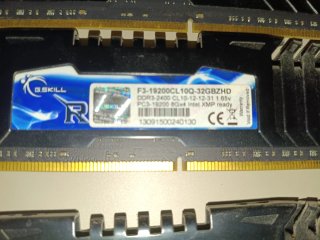 32 GB memoria RAM gskill ripjaws z