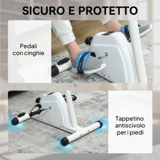 Bicicleta estática para rehabilitación de brazos y