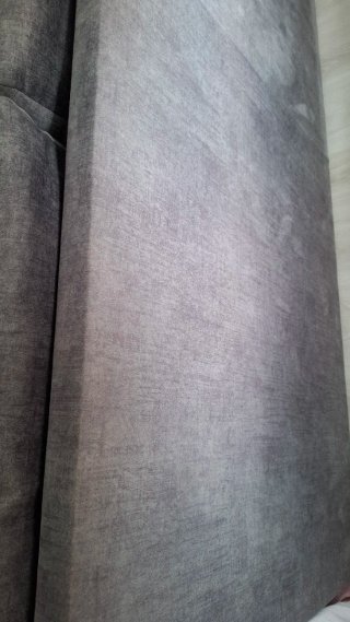 Sofá 3 plazas gris tela