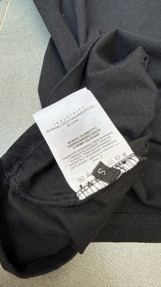 Camiseta Moncler x Palm Angels Negra Alas