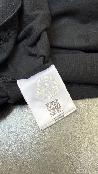 Camiseta Moncler x Palm Angels Negra Alas