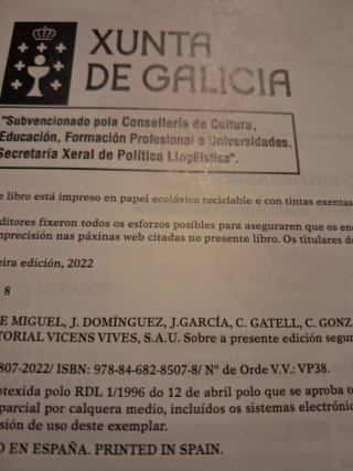 Libros de texto 3° ESO Carmelitas