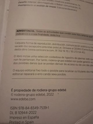 Libros de texto 3° ESO Carmelitas