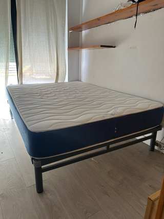 Cama Matrimonio 135x190cm (Colchón y Somier)