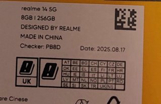 Realme 14 5G Marrón metalizado.