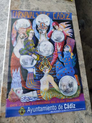 Carteles oficiales del Carnaval de Cádiz