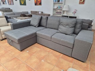SOFÁ CAMA / CHAISE LONGE CON 2 PUF