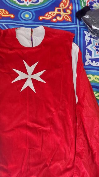 Mantello Velluto Cavalieri di Malta Rosso