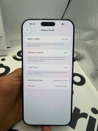 iPhone 16 Pro Max 512GB Nero - Batteria 94%