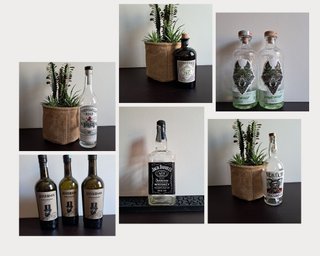 Lotto 9 x Bottiglie - Gin - Vuote - Collezione