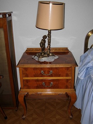 Dormitorio Art Déco, armario tocador mesitas noche