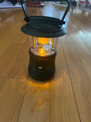 Lámpara de camping LED verde