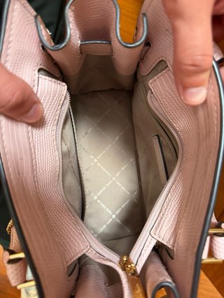 Bolso Michael Kors Rosa y Dorado
