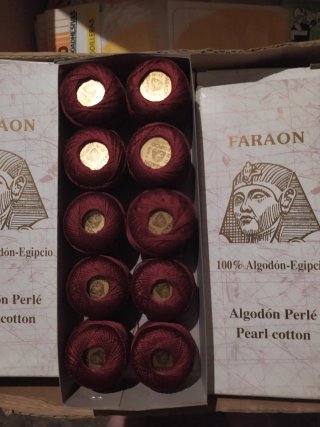 Ovillos Algodón Faraón Nº 12 (5g) caja 10 unidades
