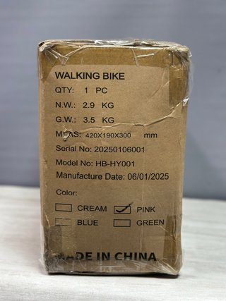 Bicicleta Bobike Rosa