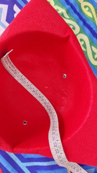 Cappello da pirata Captain Morgan rosso