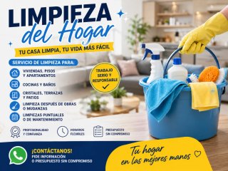 Limpieza hogar y locales