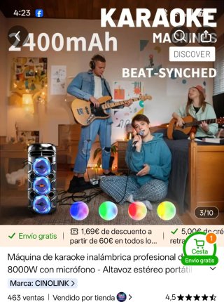 Altavoz con bluetooth radio micrófono