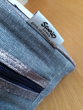 Neceser Hello Kitty Grande Gris Brillante