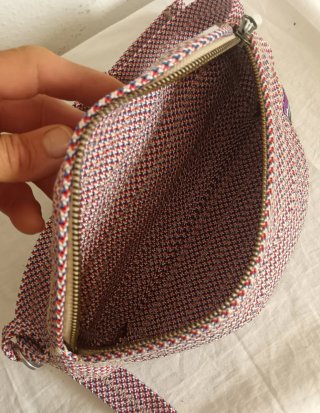 Borsa da cintura in corda da arrampicata riciclata