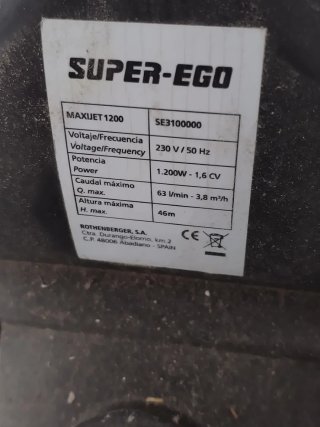 Bomba de agua SUPER EGO