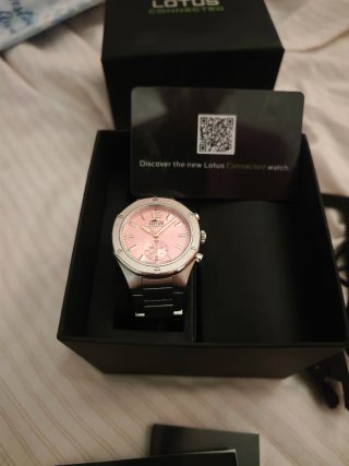Reloj Lotus Connected Rosa y Plateado