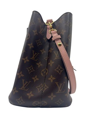 Bolso Louis Vuitton NéoNoé MM Marrón y Rosa
