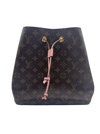 Bolso Louis Vuitton NéoNoé MM Marrón y Rosa