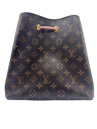 Bolso Louis Vuitton NéoNoé MM Marrón y Rosa