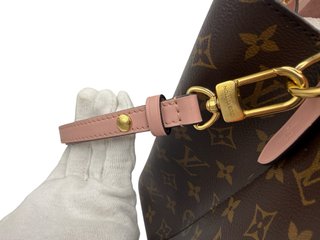 Bolso Louis Vuitton NéoNoé MM Marrón y Rosa