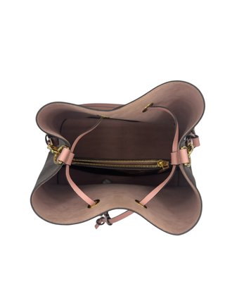 Bolso Louis Vuitton NéoNoé MM Marrón y Rosa