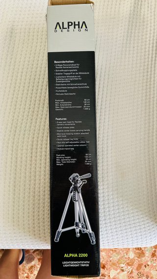 Trípode Alpha Design Alpha 2200