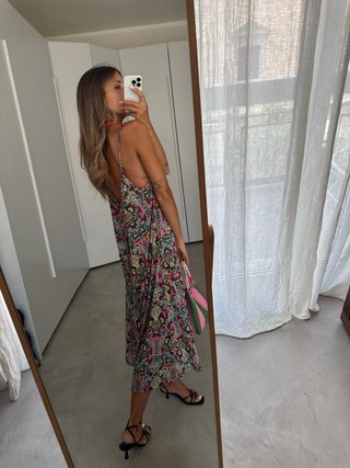 Abito lungo fantasia L