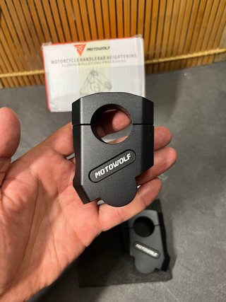 Elevadores Manillar Motowolf 28mm Universal