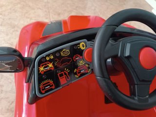 Coche eléctrico Feber rojo