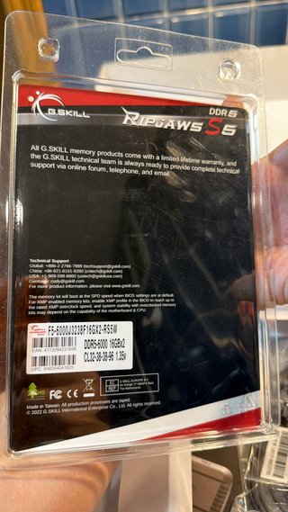 Memoria RAM G.Skill Ripjaws S5 32GB DDR5