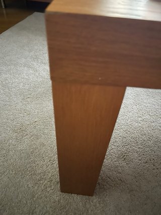 Mesa de centro madera efecto roble
