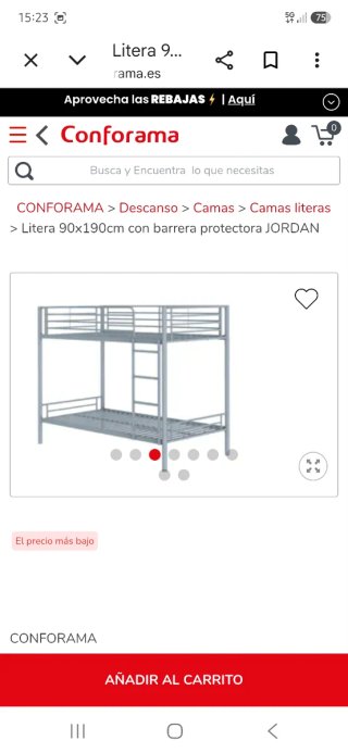 Litera de metal