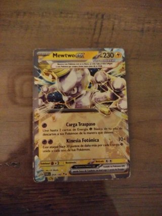 Carta Pokémon Mewtwo EX Teracristal