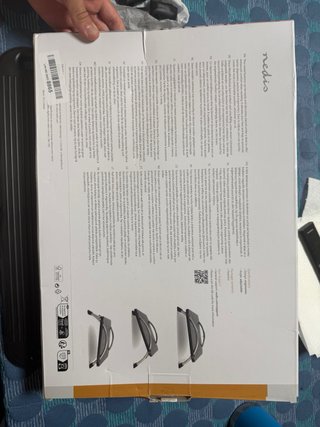 Reposapiés Nedis ergonómico