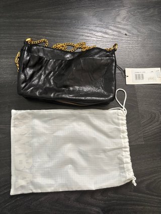 Bolso Bimba y Lola Negro Cadena Dorada