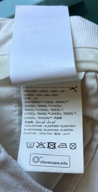 Calças Chino de Linho