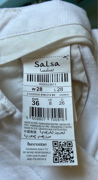 Calças Chino de Linho