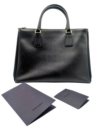 Bolso Prada Galleria Negro Cuero